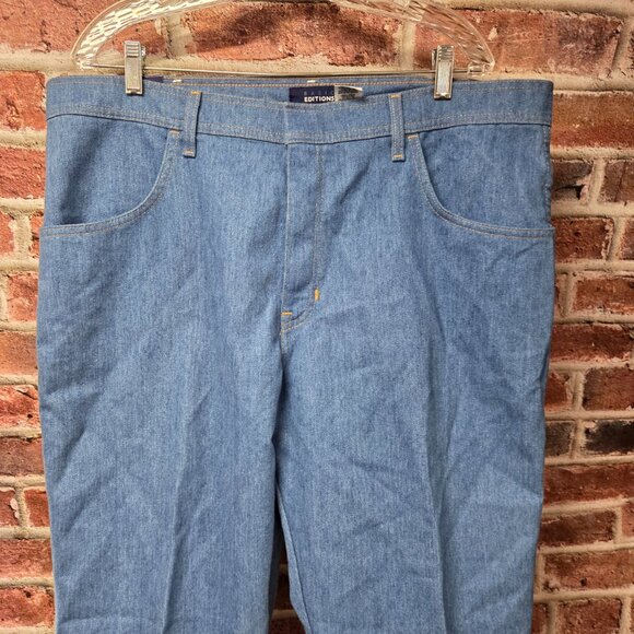 Vintage Men's KMART Basic Editions Comfort Action Stretch Denim Jeans  40 x 29 - Picture 3 of 9